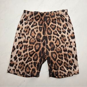 Shein Cheetah Shorts XS